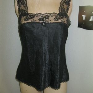 Vintage Christian Dior camisole, black, Sz S